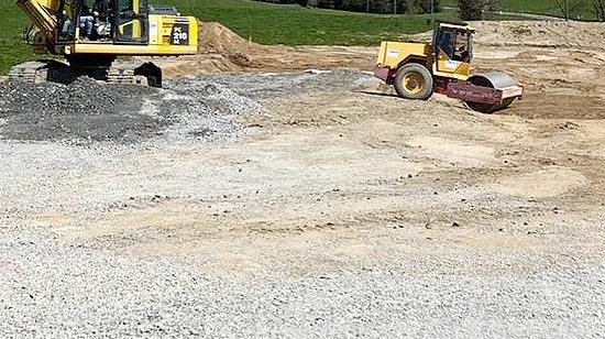 Aushub, Bodenbewegung und Geländemodellierung