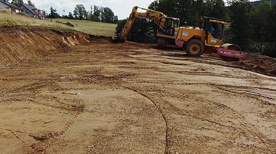 Aushub, Bodenbewegung und Geländemodellierung