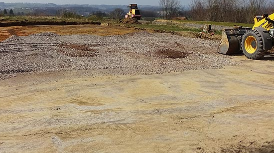 Aushub, Bodenbewegung und Geländemodellierung