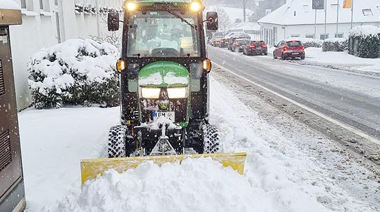 Winterdienst, Schneeräumung, Streudienst